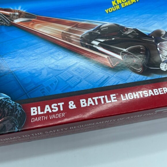 Star Wars Blast and Battle Lightsaber Launcher Darth Vader Car Toy - Picture 3 of 11